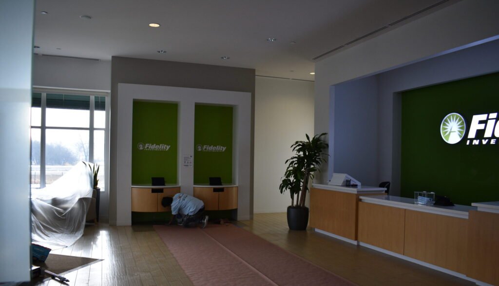 Commercial Painting at Fidelity Minnetonka MN by Prerstigious Painting Professionals Commercial Painters at Waconia, Minnetonka MN